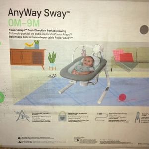 Ingenuity anyway sway portable baby swing